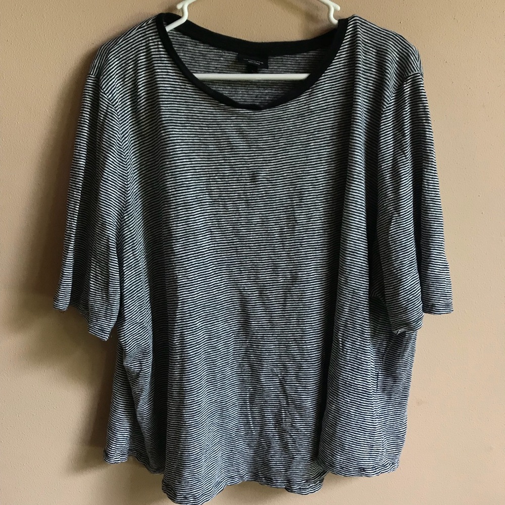Black and White Striped T-Shirt